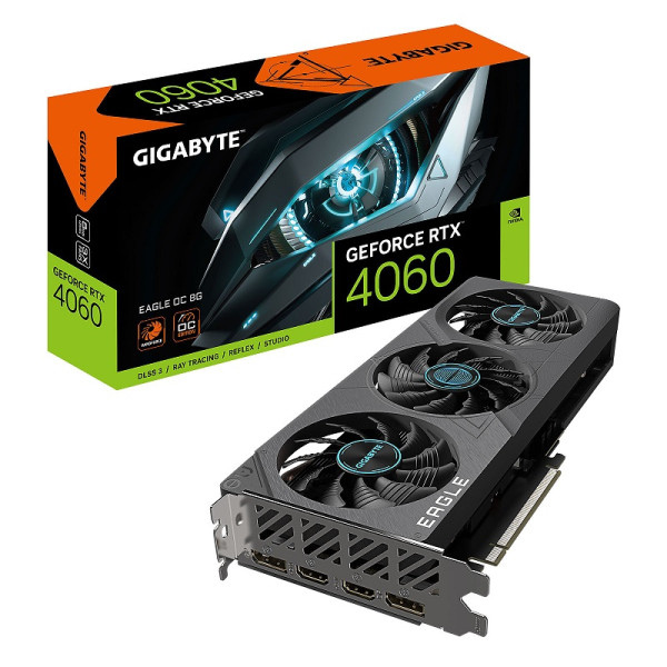Gigabyte GeForce RTX 4060 EAGLE OC 8GB GDDR6 Gigabyte GeForce RTX 4060 EAGLE OC 8GB GDDR6